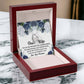 Wife Gifts To My Wife Necklace From Husband With Heartfelt Message, To My Soulmate Necklace For Women,