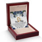 Wife Gifts To My Wife Necklace From Husband With Heartfelt Message, To My Soulmate Necklace For Women,