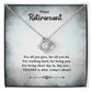 Retirement Gifts for Men/ Women 2024 Necklace, Cool Farewell Gifts for Coworkers, Best Retirement Gifts Ideas, Going Away Gift, Goodbye Gifts for Coworkers, Coworker Leaving Gift Retirement Appreciation Gift for Friends, Mom, Wife, Sister