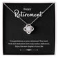 Retirement Gifts for Men/ Women 2024 Necklace, Cool Farewell Gifts for Coworkers, Best Retirement Gifts Ideas, Going Away Gift, Goodbye Gifts for Coworkers, Coworker Leaving Gift Retirement Appreciation Gift for Friends, Mom, Wife, Sister