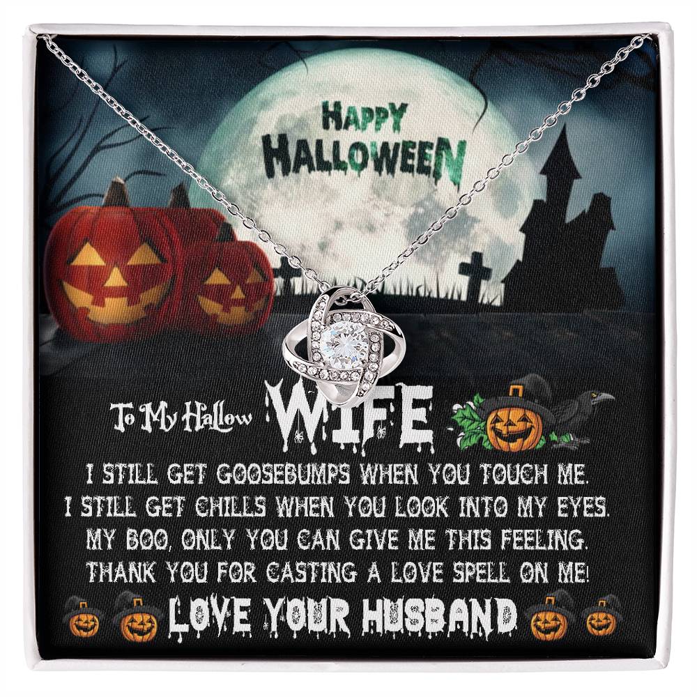 Cool Gifts For Wife Birthday Necklace Gift From Husband To My Badass Wife Crown Love Knot Pendant Valentines Day