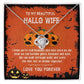 Cool Gifts For Wife Birthday Necklace Gift From Husband To My Badass Wife Crown Love Knot Pendant Valentines Day