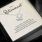 Retirement Gifts for Men/ Women 2024 Necklace, Cool Farewell Gifts for Coworkers, Best Retirement Gifts Ideas, Going Away Gift, Goodbye Gifts for Coworkers, Coworker Leaving Gift Retirement Appreciation Gift for Friends, Mom, Wife, Sister