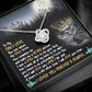 Cool Gifts For Wife Birthday Necklace Gift From Husband To My Badass Wife Crown Love Knot Pendant Valentines Day