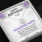 Wife Birthday Card from Husband, Best Gift for My Wife Birthday, Happy Wife Birthday Gift Ideas for Her, Humor Birthday Gifts for Wife