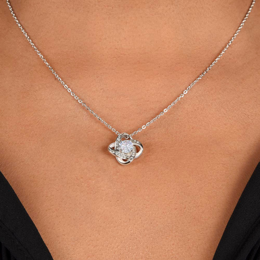 Cool Gifts For Wife Birthday Necklace Gift From Husband To My Badass Wife Crown Love Knot Pendant Valentines Day