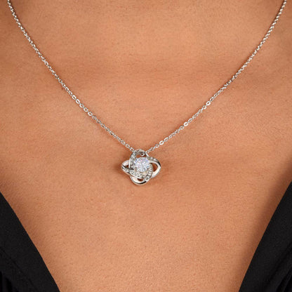 Cool Gifts For Wife Birthday Necklace Gift From Husband To My Badass Wife Crown Love Knot Pendant Valentines Day