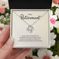 Retirement Gifts for Men/ Women 2024 Necklace, Cool Farewell Gifts for Coworkers, Best Retirement Gifts Ideas, Going Away Gift, Goodbye Gifts for Coworkers, Coworker Leaving Gift Retirement Appreciation Gift for Friends, Mom, Wife, Sister