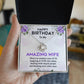 Wife Birthday Card from Husband, Best Gift for My Wife Birthday, Happy Wife Birthday Gift Ideas for Her, Humor Birthday Gifts for Wife