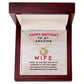 Wife Birthday Card from Husband, Best Gift for My Wife Birthday, Happy Wife Birthday Gift Ideas for Her, Humor Birthday Gifts for Wife