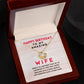 Wife Birthday Card from Husband, Best Gift for My Wife Birthday, Happy Wife Birthday Gift Ideas for Her, Humor Birthday Gifts for Wife
