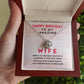 Wife Birthday Card from Husband, Best Gift for My Wife Birthday, Happy Wife Birthday Gift Ideas for Her, Humor Birthday Gifts for Wife