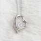 Wife Gifts To My Wife Necklace From Husband With Heartfelt Message, To My Soulmate Necklace For Women,