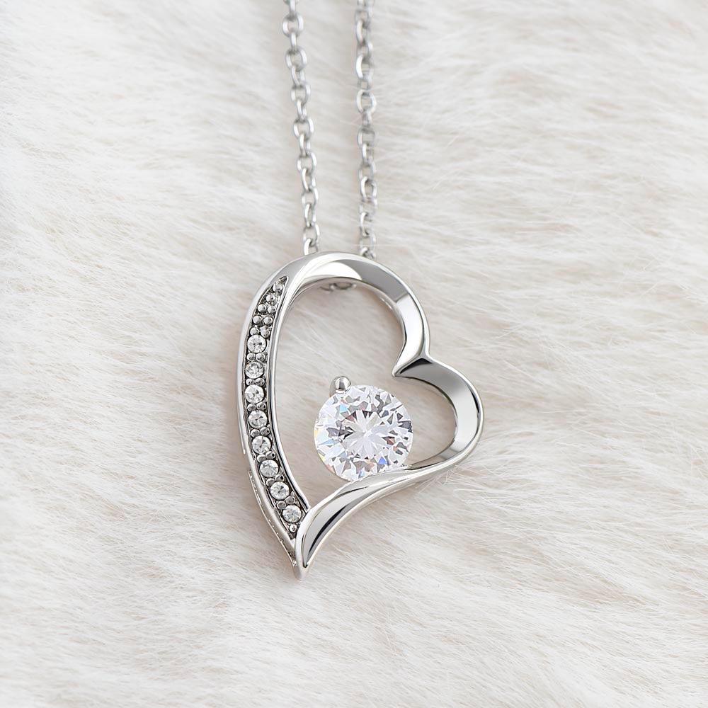 Wife Gifts To My Wife Necklace From Husband With Heartfelt Message, To My Soulmate Necklace For Women,