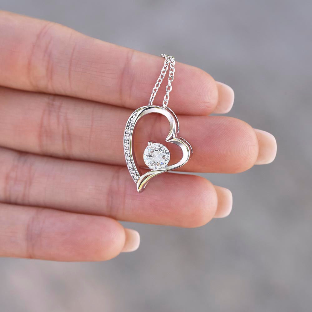 Wife Gifts To My Wife Necklace From Husband With Heartfelt Message, To My Soulmate Necklace For Women,