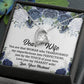 Wife Gifts To My Wife Necklace From Husband With Heartfelt Message, To My Soulmate Necklace For Women,