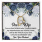 Wife Gifts To My Wife Necklace From Husband With Heartfelt Message, To My Soulmate Necklace For Women,