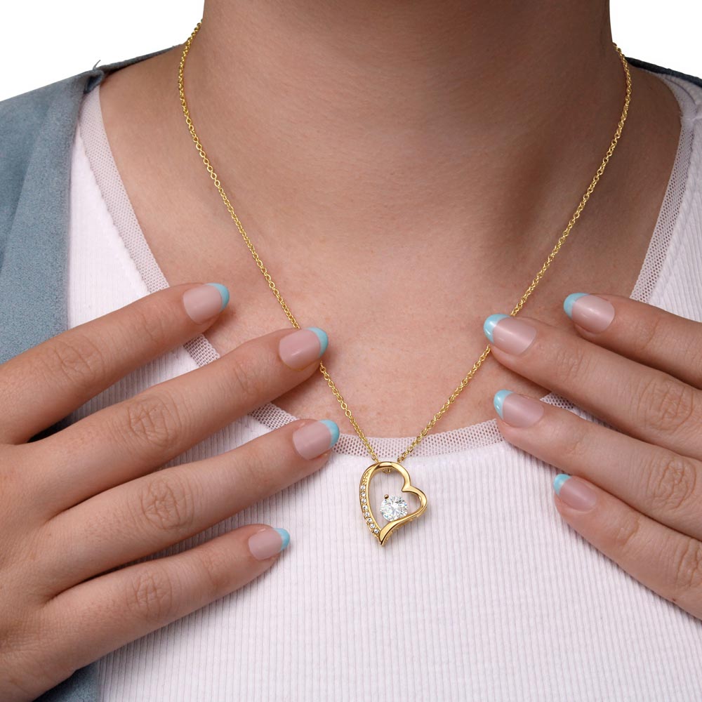 Wife Gifts To My Wife Necklace From Husband With Heartfelt Message, To My Soulmate Necklace For Women,