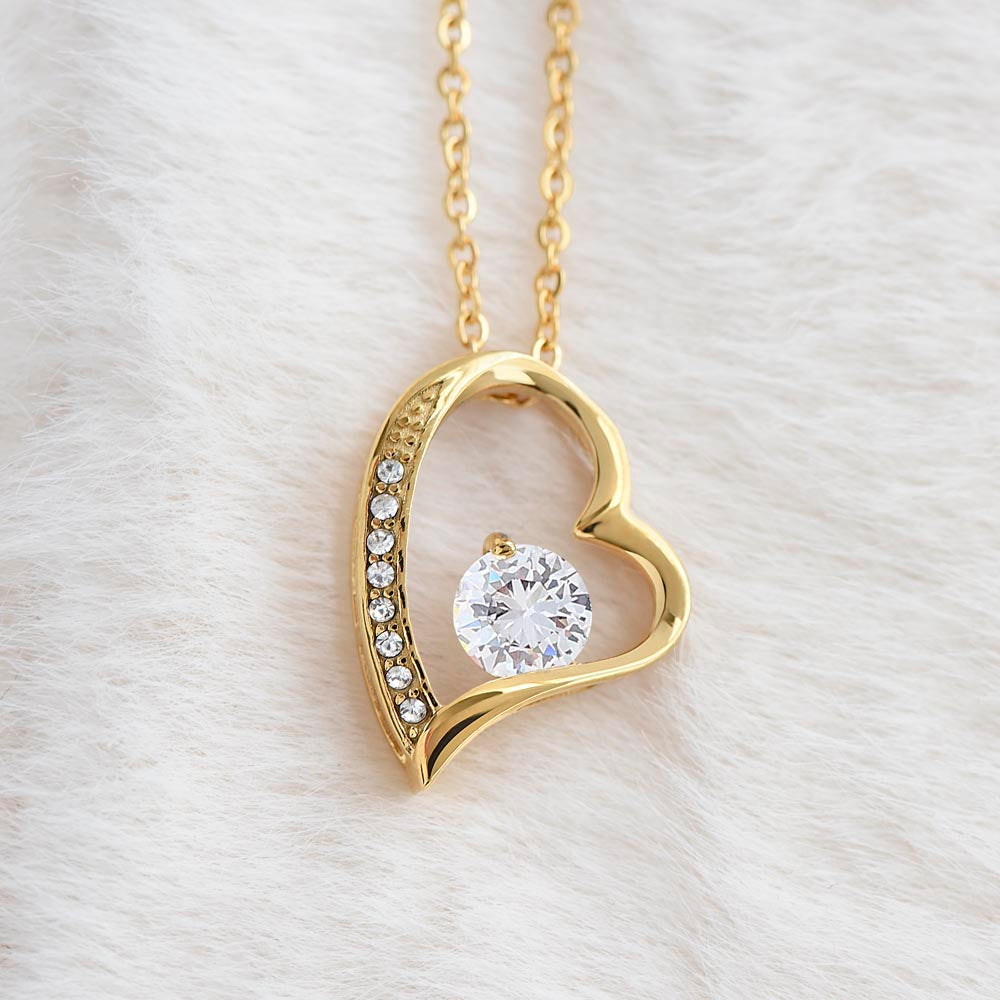 Wife Gifts To My Wife Necklace From Husband With Heartfelt Message, To My Soulmate Necklace For Women,