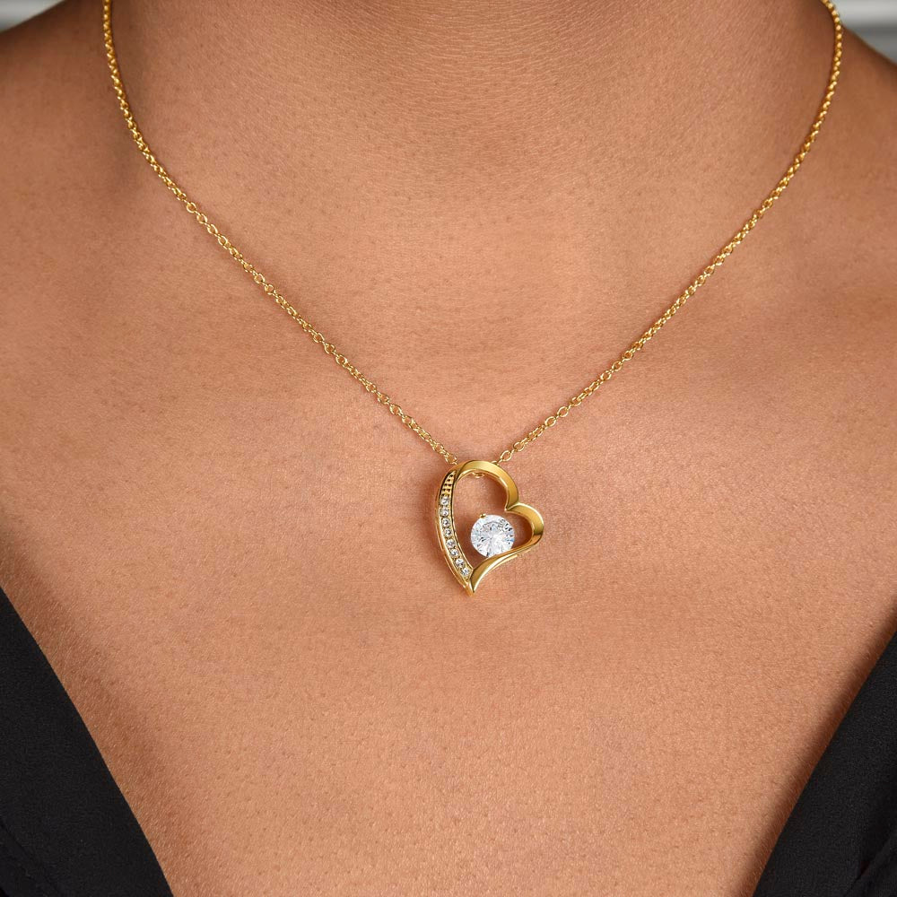Wife Gifts To My Wife Necklace From Husband With Heartfelt Message, To My Soulmate Necklace For Women,