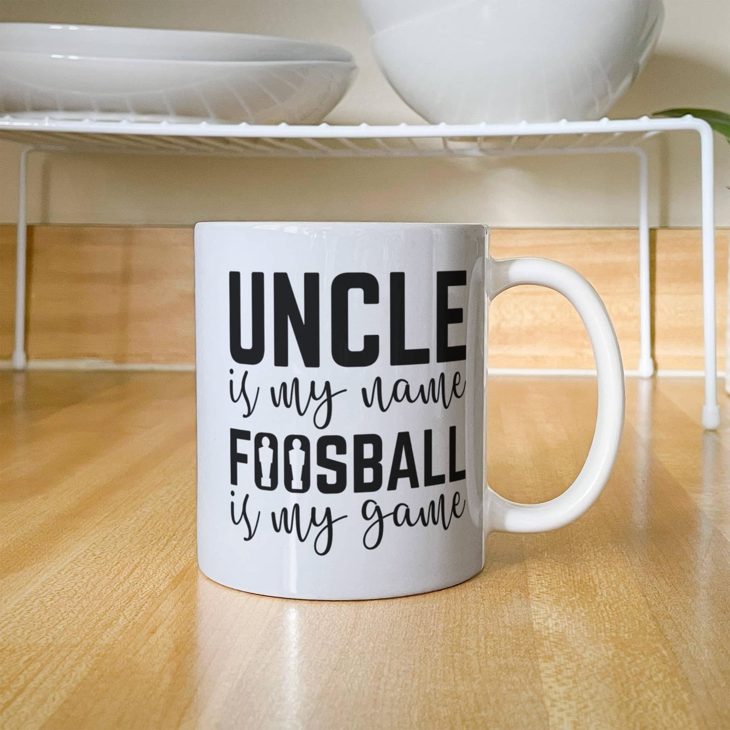 Uncle is My Name Fossball is My Game Mug