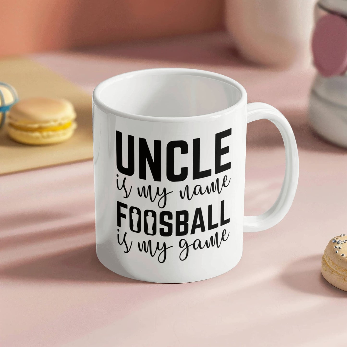 Uncle is My Name Fossball is My Game Mug