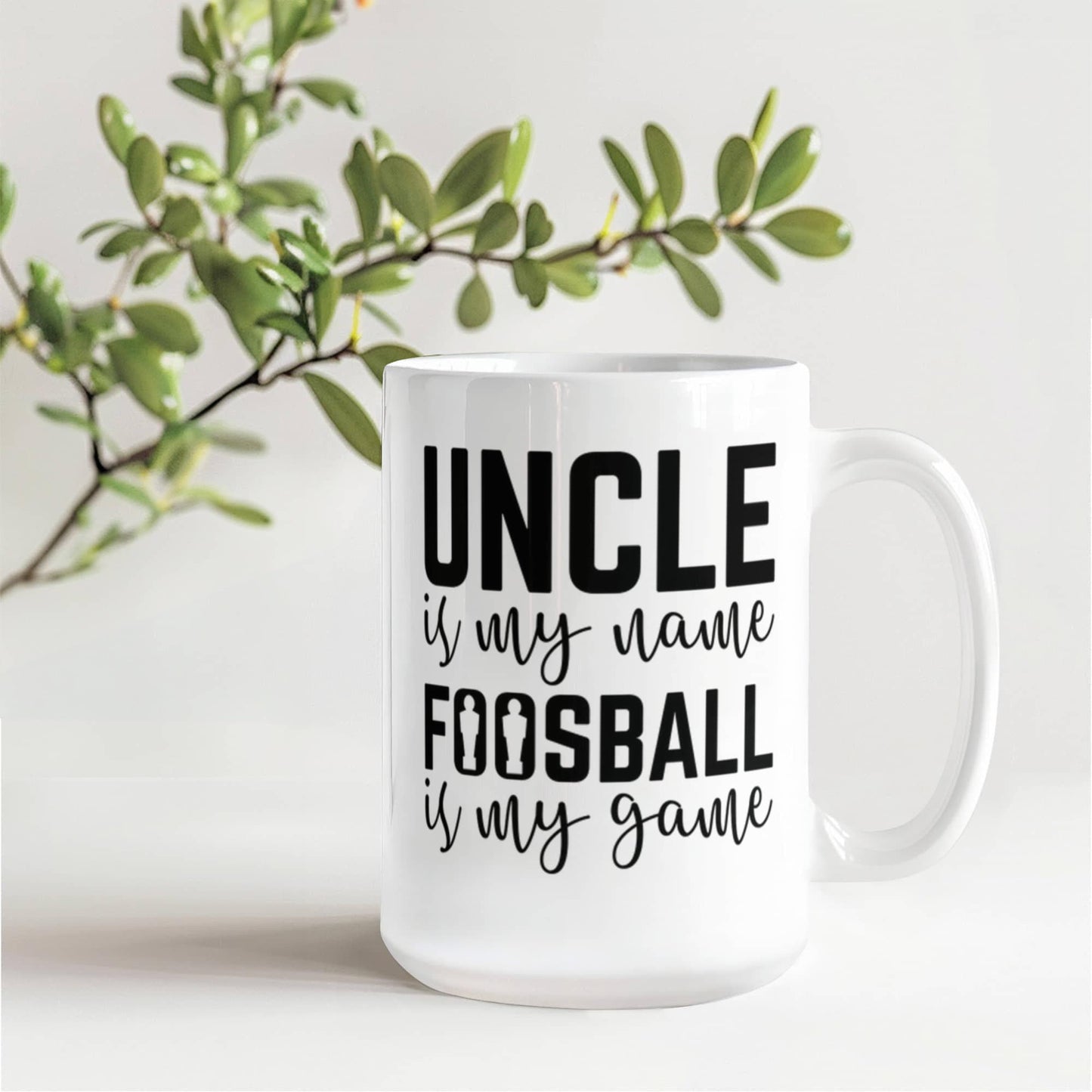 Uncle is My Name Fossball is My Game Mug