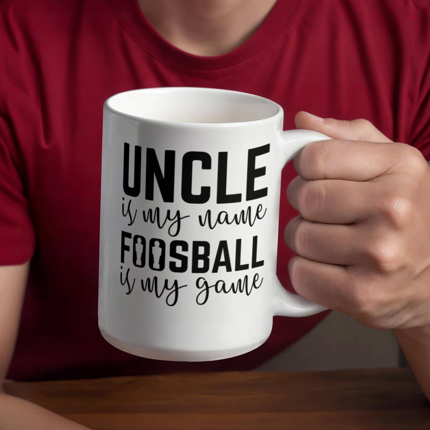 Uncle is My Name Fossball is My Game Mug