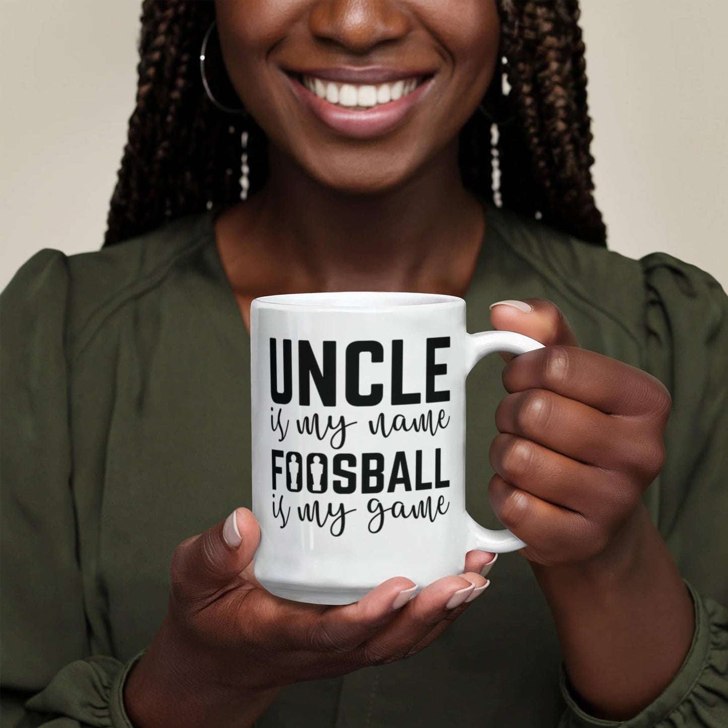 Uncle is My Name Fossball is My Game Mug