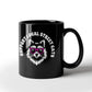 Black Ceramic Mug - 11oz Design Template black
