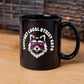 Black Ceramic Mug - 11oz Design Template black